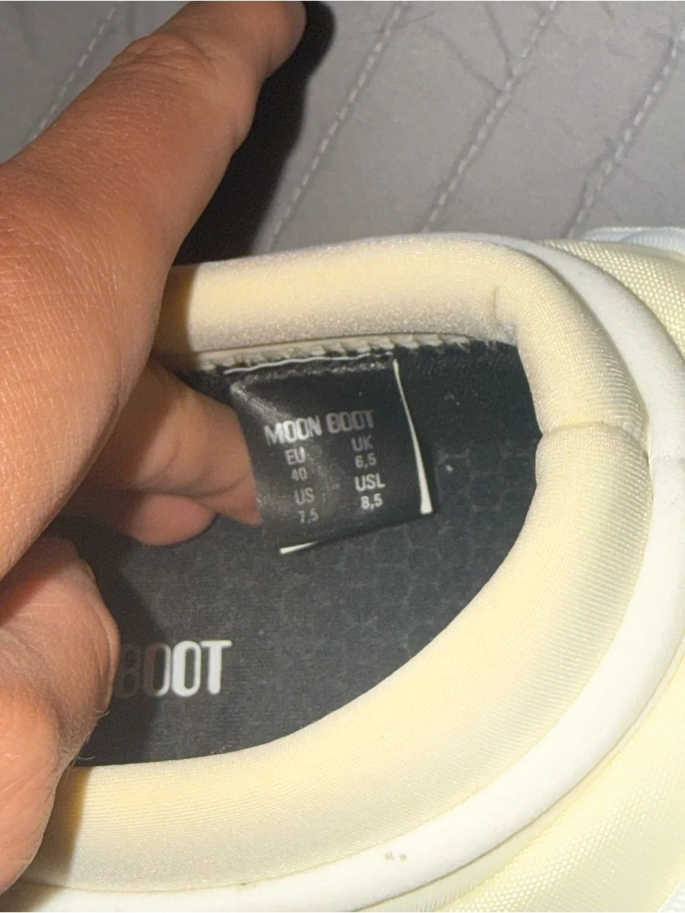 Moon Boot park icon cream sneakers